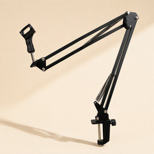 Deskstead Metal Desktop Microphone Stand with Cantilever Arm