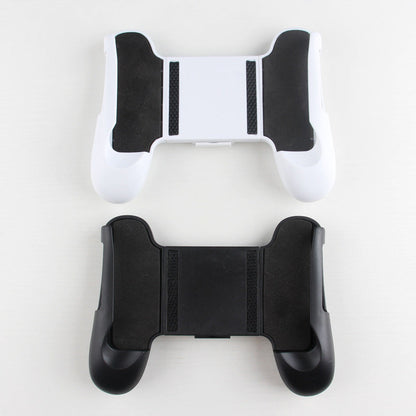 Clampgrip – White and black plastic grips seen from the front, with textured pads and an adjustable center clamp