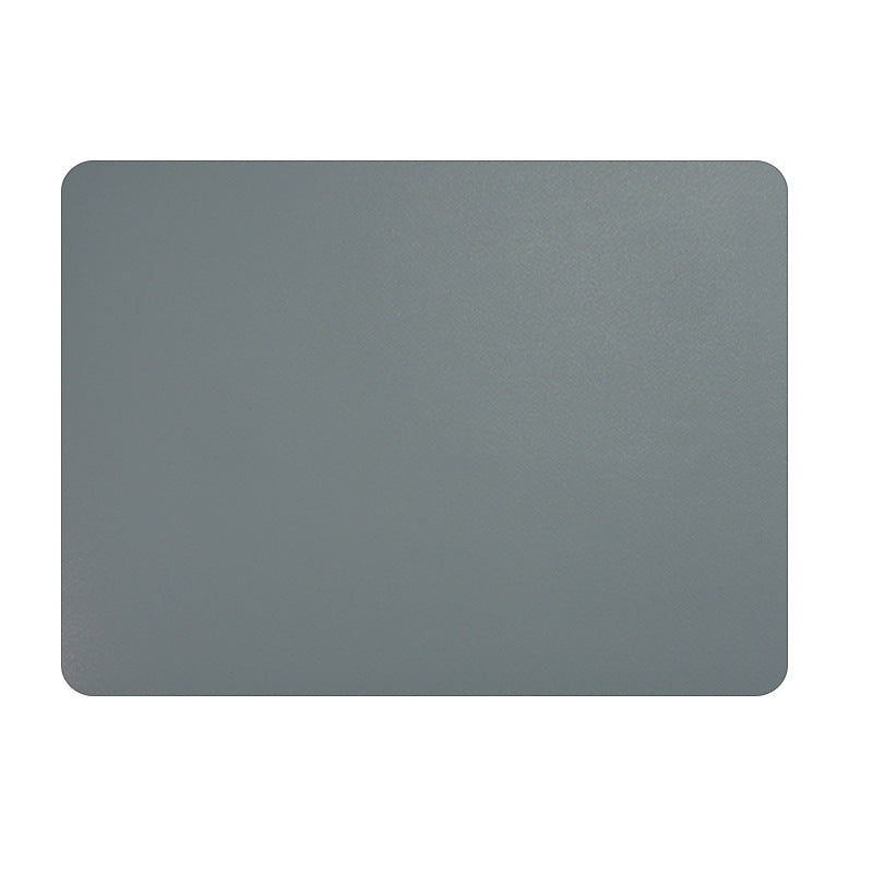 Deskloom Gaming Desk Mat – slate grey rectangular desk mat with rounded corners on a white background