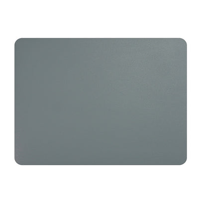 Deskloom Gaming Desk Mat – slate grey rectangular desk mat with rounded corners on a white background