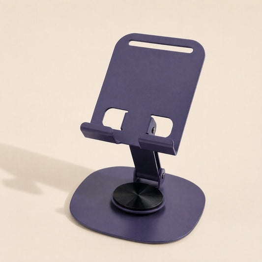 Spinperch Phone Stand – All-Metal, 360° Rotation, Foldable