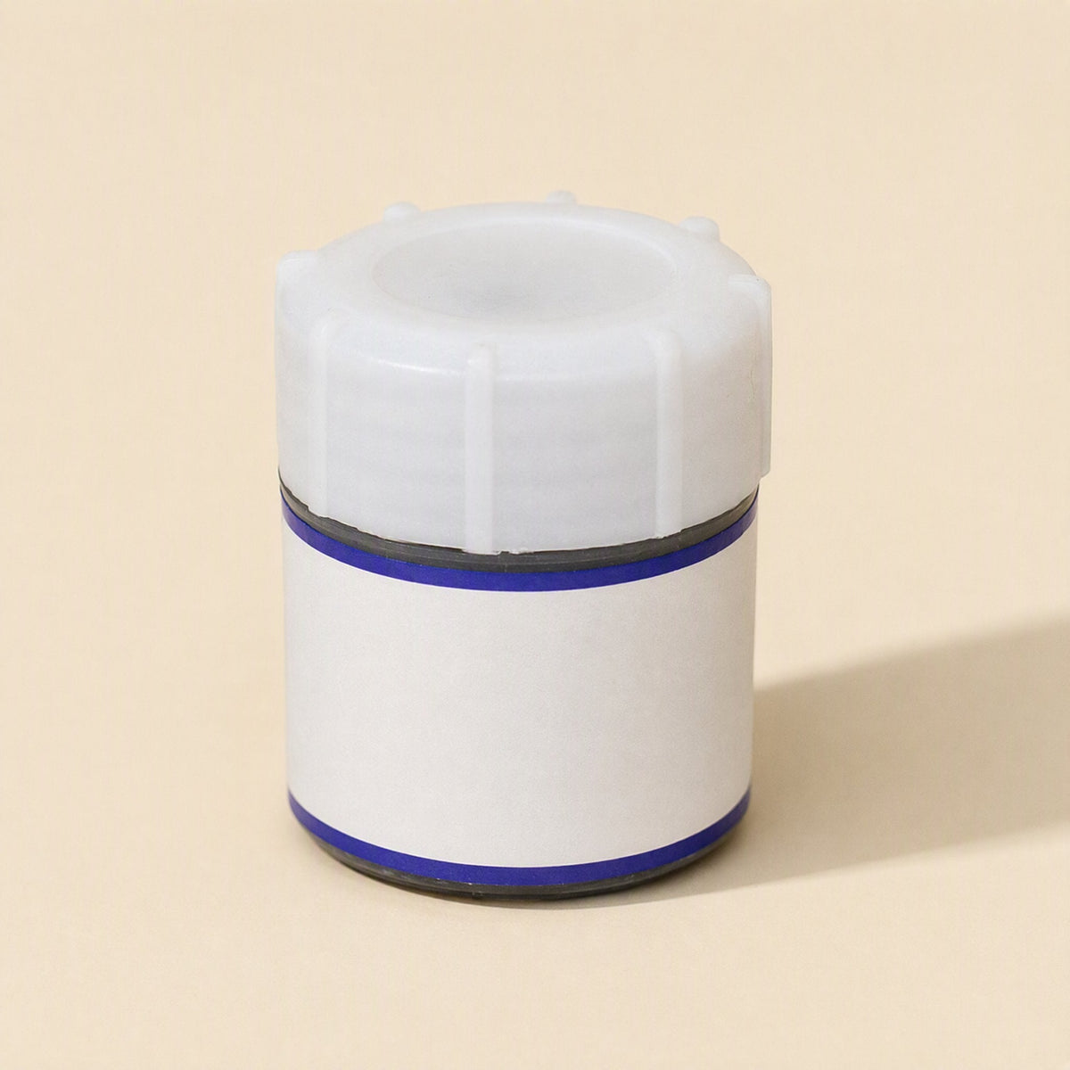 Thermabond 10g CPU Thermal Paste – jar with a white cap and white label, dark gray grease visible at the base