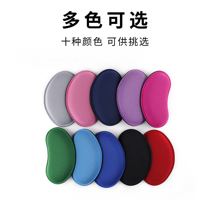 Restweave – Ten oval wrist rest pads in grey, pink, navy, purple, magenta, green, light blue, blue, black and red