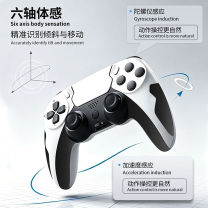 Linkpad – Controller shown tilted with axis diagram and arrows illustrating gyroscope and acceleration sensing