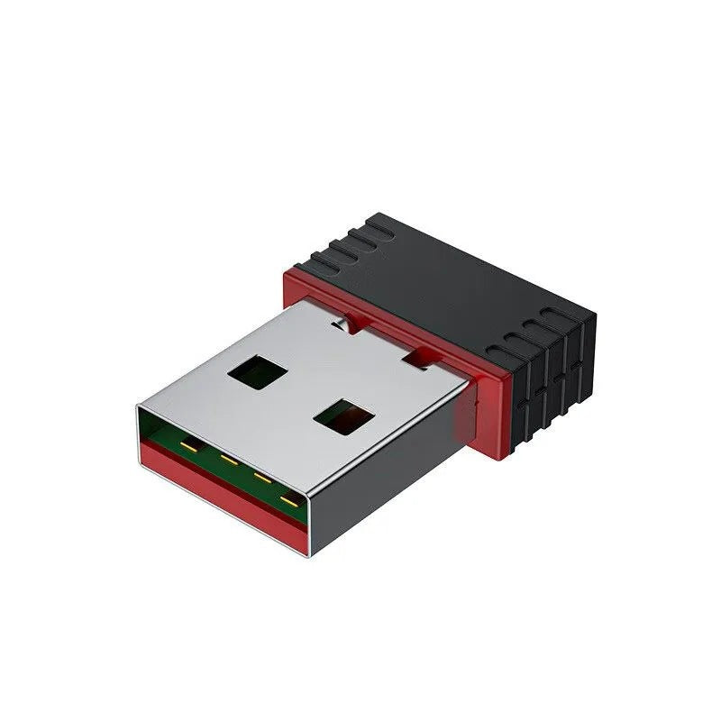 Airbridge – Angled view of the silver USB connector showing gold contacts, red collar and ridged black body