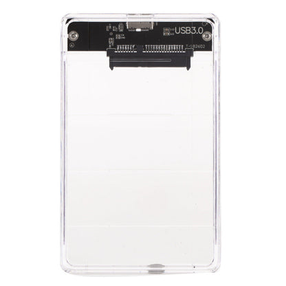 Driveflex – Top-down view of the transparent enclosure with USB3.0 printed on the circuit board