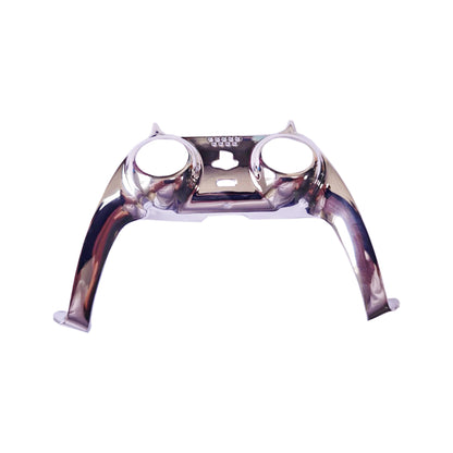 Chromline – Chrome silver electroplated strip with a mirrored surface and curved grip arms, white background