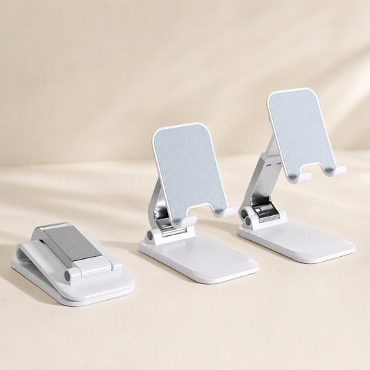 Foldcradle ABS Foldable Phone Stand – Adjustable Height, Desktop
