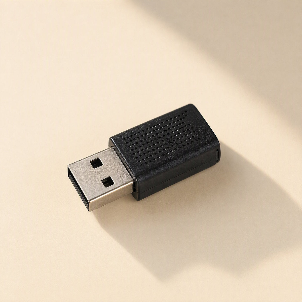 Wavepair USB WiFi 6 Network Card – black USB adapter lying flat, showing the dotted vent pattern on top of the casing