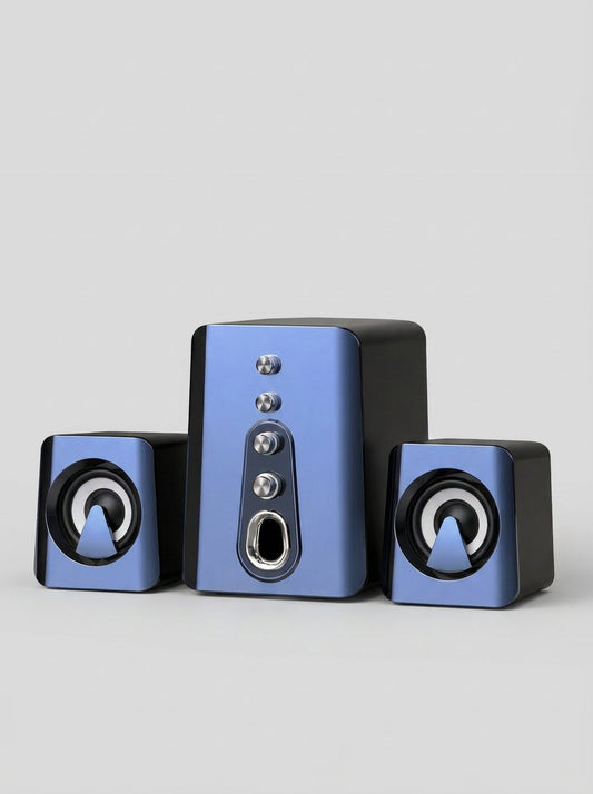 Deskchime Small Speaker Wired Desktop Audio
