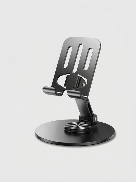 Swivelrest Metal Rotating Phone Stand – 360° Desktop Holder
