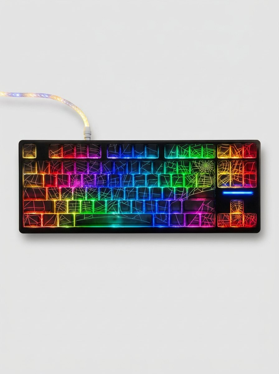 Webweave™ Spider Web PBT Keyboard Keycaps